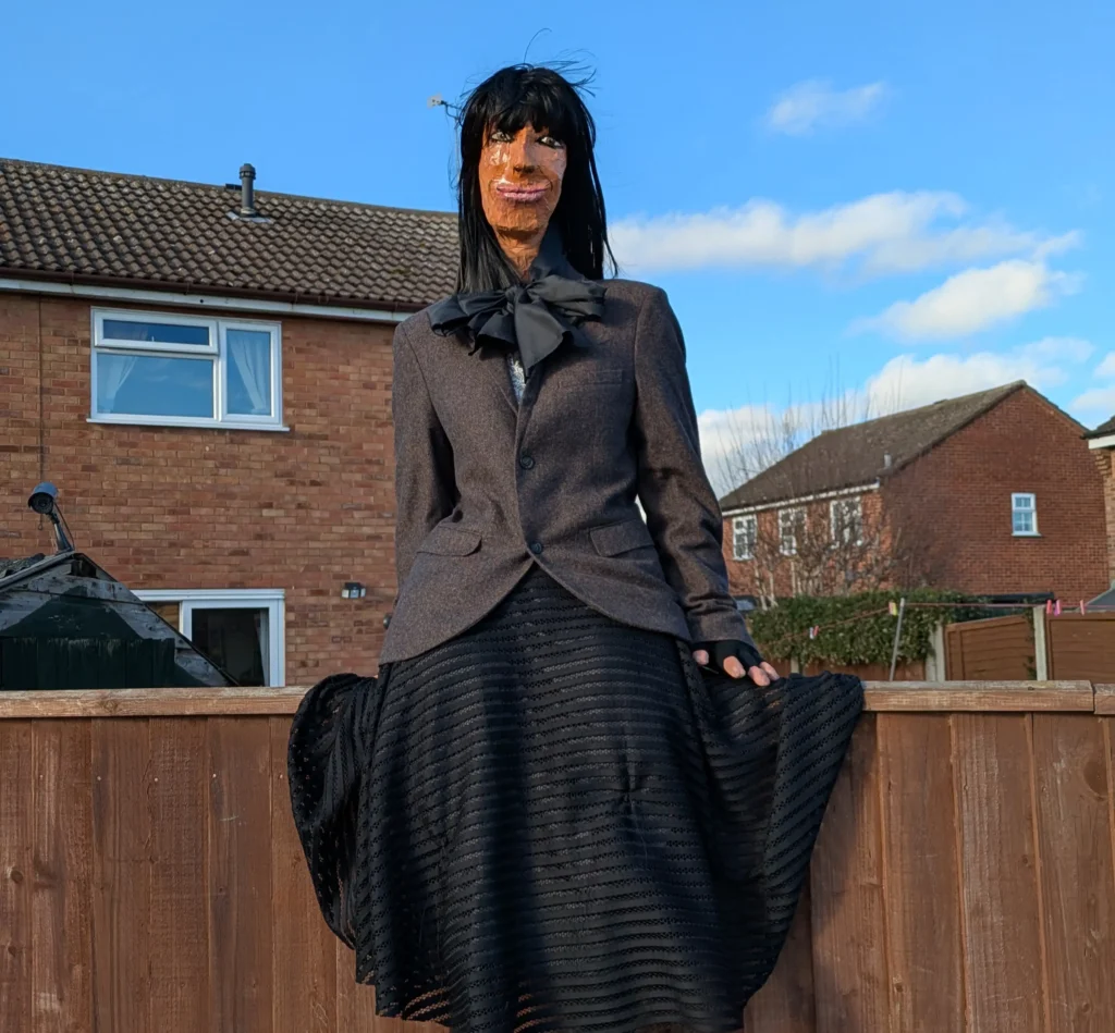 Sharon Kulesa's garden fence celebrity statues labeled nightmarish by neighbors. The Boris Johnson and Ed Sheeran sculptures even scare passing dogs.