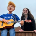 Sharon Kulesa's garden fence celebrity statues labeled nightmarish by neighbors. The Boris Johnson and Ed Sheeran sculptures even scare passing dogs.