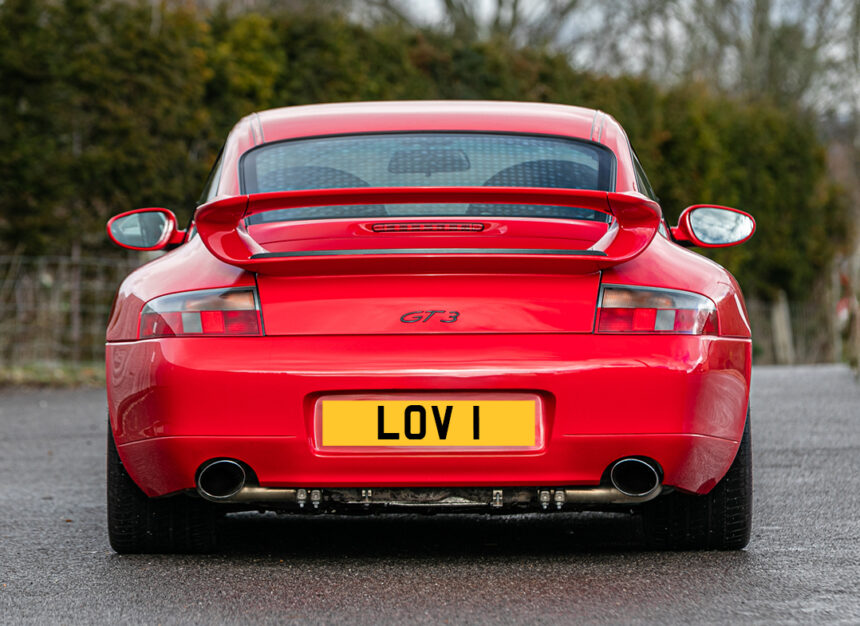Britain’s most romantic number plate LOV 1 is heading to auction for £140,000, alongside II US, offering loved up drivers a unique Valentine’s gift with serious prestige