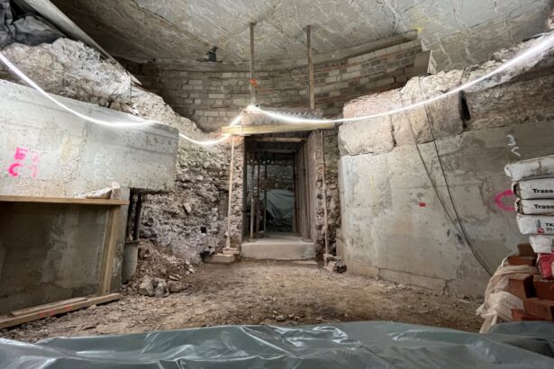 Archaeologists uncovered a Roman staircase, rare household altar and vast fourth century basilica foundations during construction of Cologne’s LVR Jewish Museum