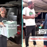 Woman with coeliac disease brought cart of ingredients to restaurant and helped chef prepare her meal. The viral video sparked heated debate online with 2.1m views.