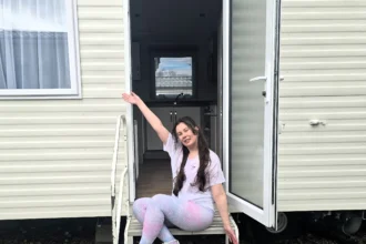 A 31 year old business owner swapped her pricey flat for a £26,000 static caravan and now saves up to £1,000 a month, cutting her hours and gaining more freedom and balance