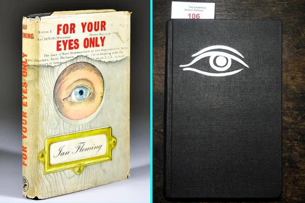 A rare first edition of For Your Eyes Only signed by Ian Fleming is on sale for £8,000, complete with its original dust jacket and prized James Bond heritage