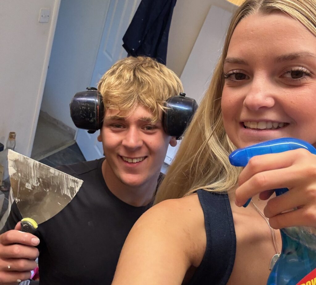 Devon sweethearts Megs Clement and Sam Rice became homeowners at 19 after saving £28,000 in 18 months, ditching takeaways and nights out to secure their first home.