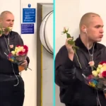 Heartbroken singer Dan Devlin stunned commuters by eating a bouquet of roses at Embankment Tube station, a viral stunt to promote his new single Someone Else