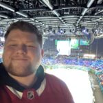 Welsh ice hockey fan John McAllister flew 1,400 miles for an 18 hour Milan day trip to watch Winter Olympics action, spending just £96 on flights, taxi and match ticket