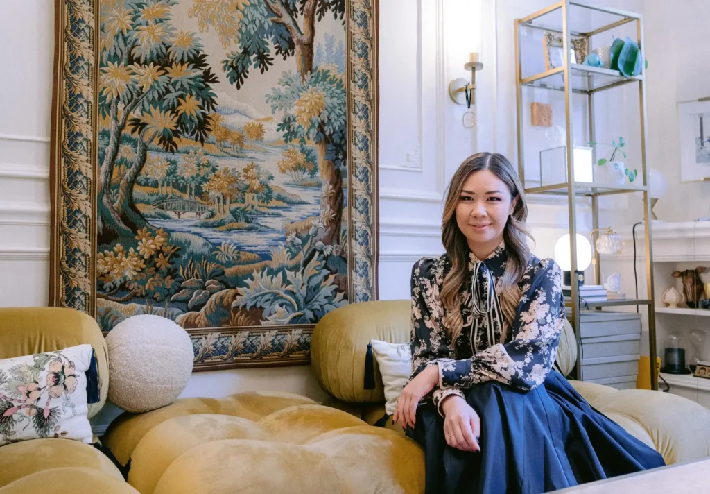 Woman pays over £1m to live next to bin bags full of rubbish in New York City but says she has zero regrets - her stunning West Village apartment has a cosy Parisian vibe.