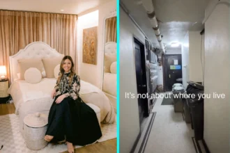 Woman pays over £1m to live next to bin bags full of rubbish in New York City but says she has zero regrets - her stunning West Village apartment has a cosy Parisian vibe.