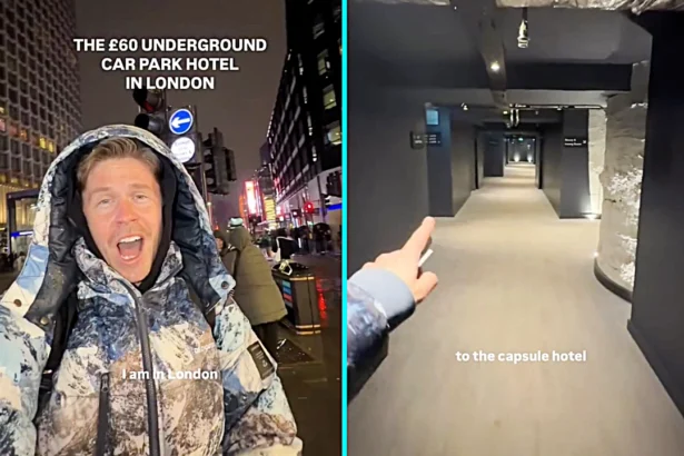 A traveller reviewed a £60 a night windowless hotel room set four floors beneath central London, calling the converted car park stay surprisingly comfortable and great value