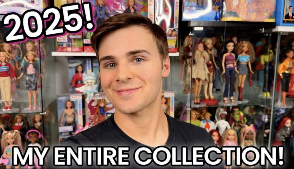 Man spends £23,000 on celebrity doll collection including Britney Spears and Spice Girls. Grant says people don't understand why his hobby brings him so much joy.