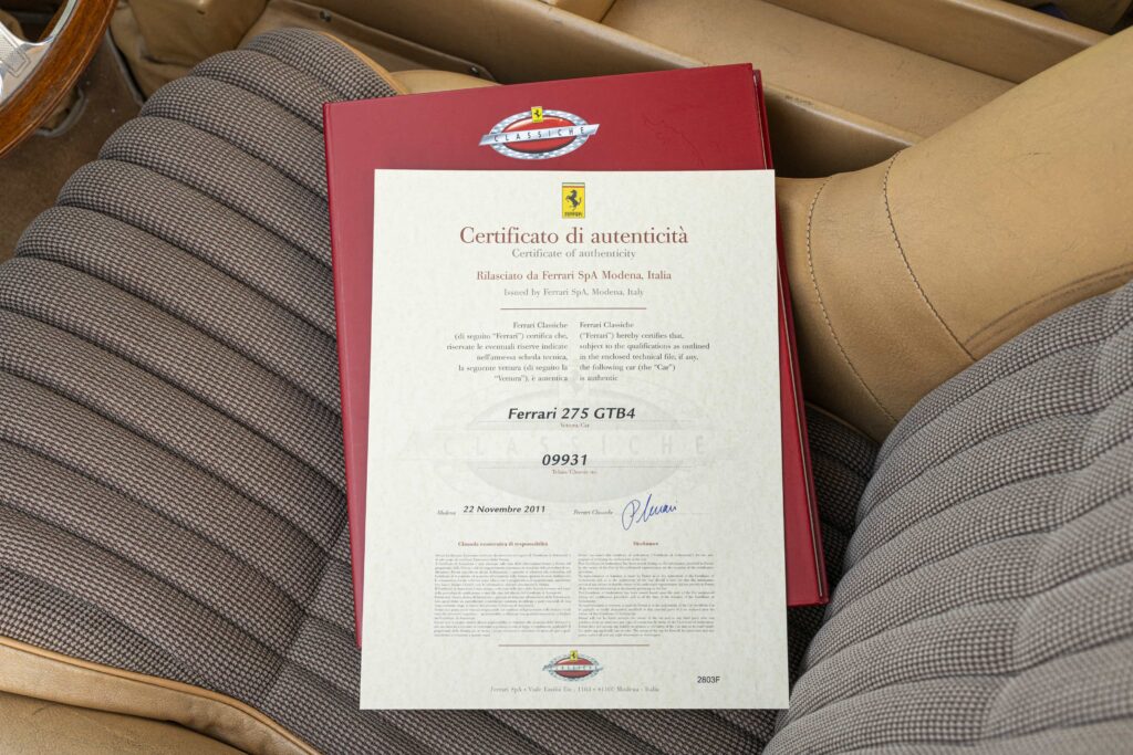 One of just six rare Ferrari 275 GTB/4 models heads to auction, the 1967 Rosso Rubino V12 classic with 13,000 miles tipped to sell for £2.65m at RM Sotheby’s