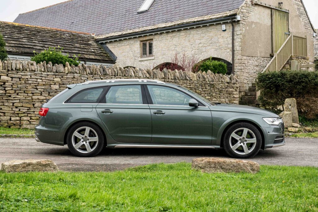 King Charles III’s former Audi A6 Allroad with bespoke royal features and 115,000 miles sells for £16,875, half its estimate, at Stoneleigh Park auction.