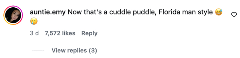 Influencer shocks viewers after covering himself with 100 iguanas to create a bizarre “iguana blanket” in a Florida car park, racking up millions of views online