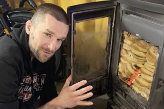 A Polish YouTuber heated his entire home using 133 Lidl doughnuts for just £2.49 - cheaper than wood - after calculating that the sugary treats pack enough calories to rival a log burner.
