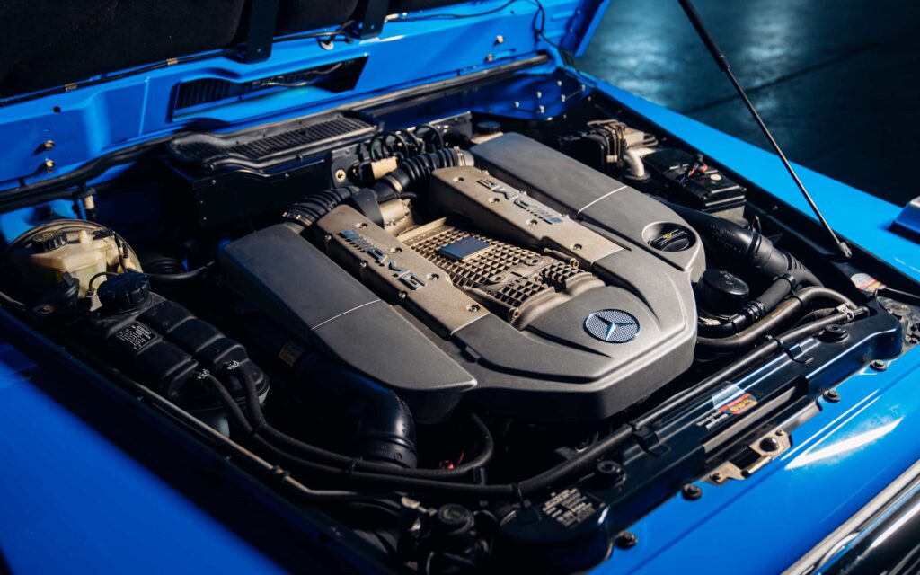 A rare right hand drive Mercedes Benz G 55 AMG built for Dubai royalty with just 143 miles is on sale for £100,000, offering royal provenance and prototype status