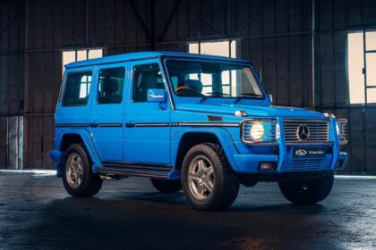 A rare right hand drive Mercedes Benz G 55 AMG built for Dubai royalty with just 143 miles is on sale for £100,000, offering royal provenance and prototype status