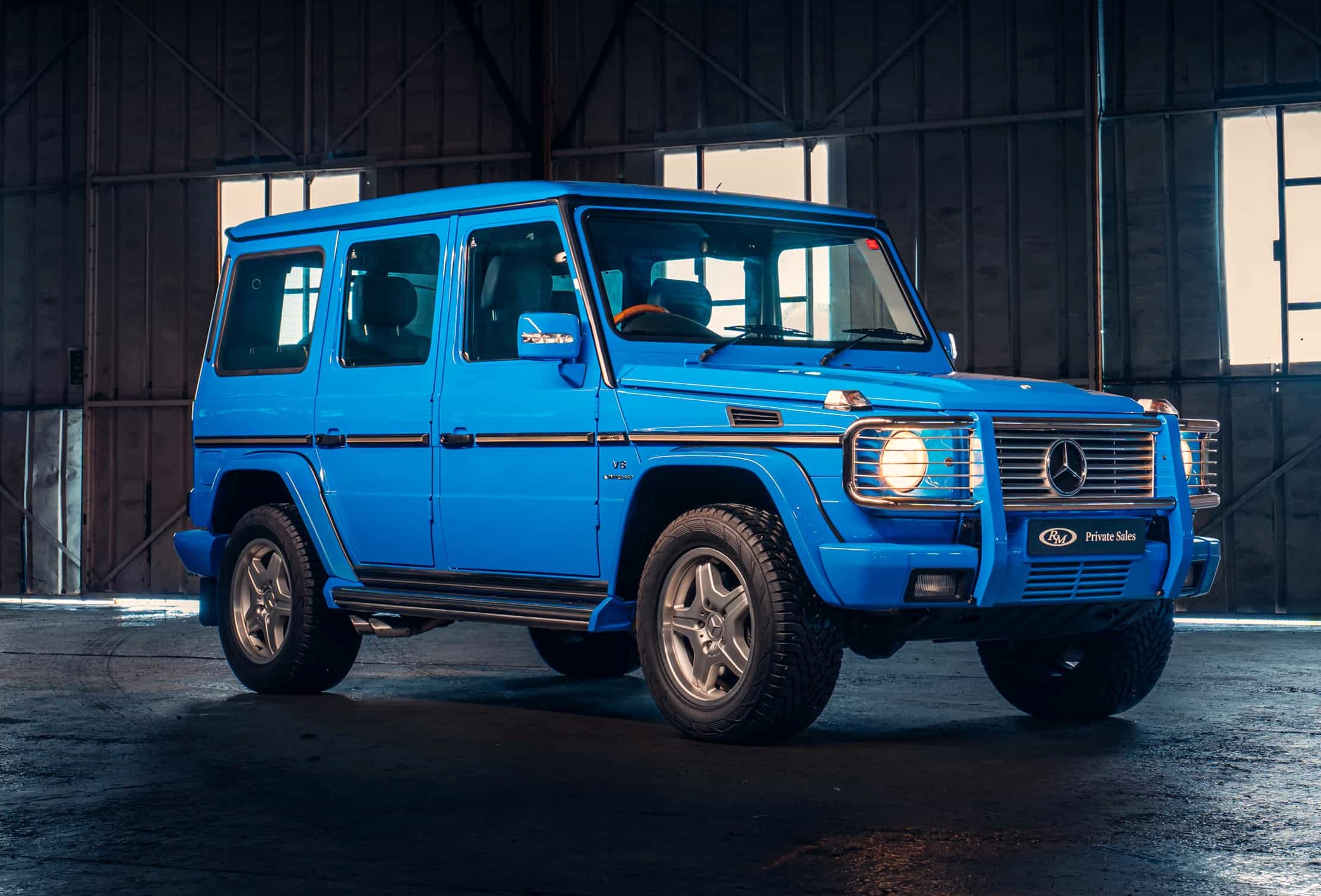 A rare right hand drive Mercedes Benz G 55 AMG built for Dubai royalty with just 143 miles is on sale for £100,000, offering royal provenance and prototype status
