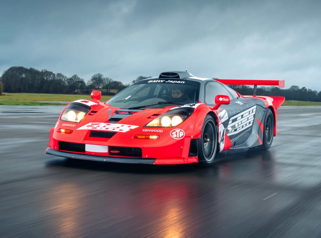 One of just 28 McLaren F1 GTRs ever built, a road legal 197mph racer with a debut race win, is heading to auction with a £15.5m guide price.