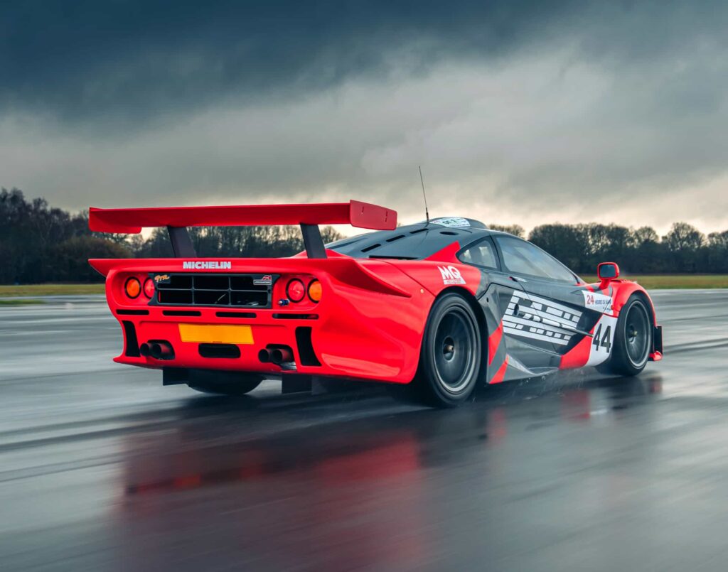 One of just 28 McLaren F1 GTRs ever built, a road legal 197mph racer with a debut race win, is heading to auction with a £15.5m guide price.