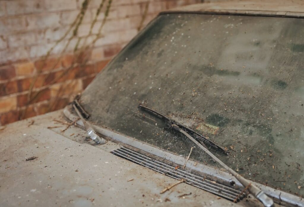 A rare 1969 Jensen FF left untouched in a barn for 34 years is heading to auction for up to £35,000, complete with original paint, paperwork and matching numbers