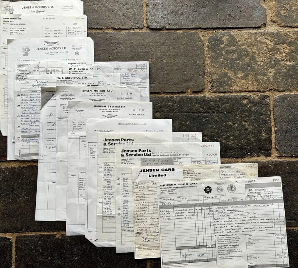 A rare 1969 Jensen FF left untouched in a barn for 34 years is heading to auction for up to £35,000, complete with original paint, paperwork and matching numbers