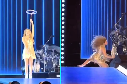 Shakira shocked fans after twisting her ankle and falling on stage in El Salvador, but the pop icon bounced back instantly and powered through her world tour performance like a pro