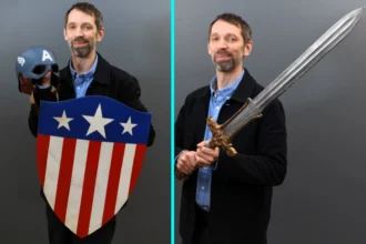 Iconic props from Conan the Destroyer, Wonder Woman and Doctor Strange are set to fetch £200,000 at auction, including swords, shields and superhero relics