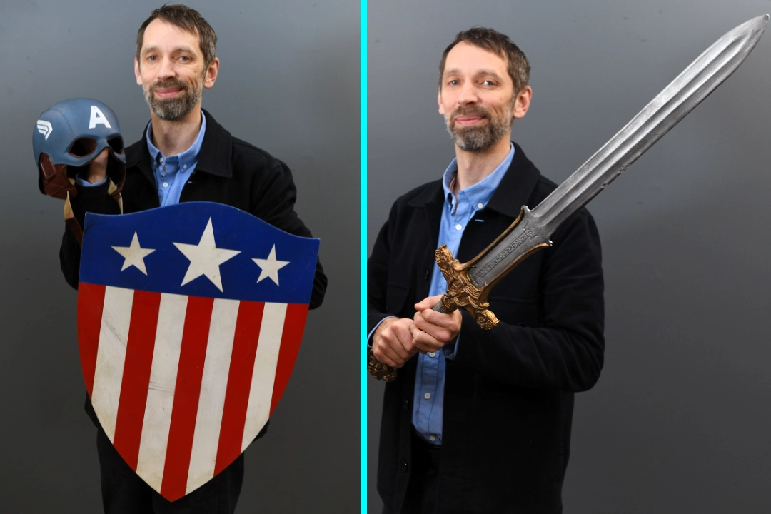 Iconic props from Conan the Destroyer, Wonder Woman and Doctor Strange are set to fetch £200,000 at auction, including swords, shields and superhero relics