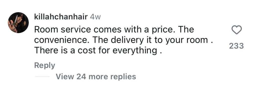 Tourist Tina Patterson sparked backlash after blasting £100 room service at Hilton Hawaiian Village Waikiki, saying the small takeaway style portions were not worth it