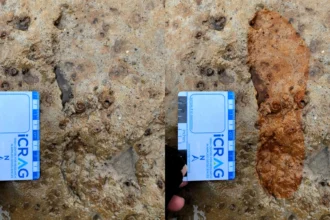 Dog walkers stumbled upon 2,000-year-old Roman-era footprints on a Scottish beach - but archaeologists had just 48 hours to record them before storms destroyed the site forever.