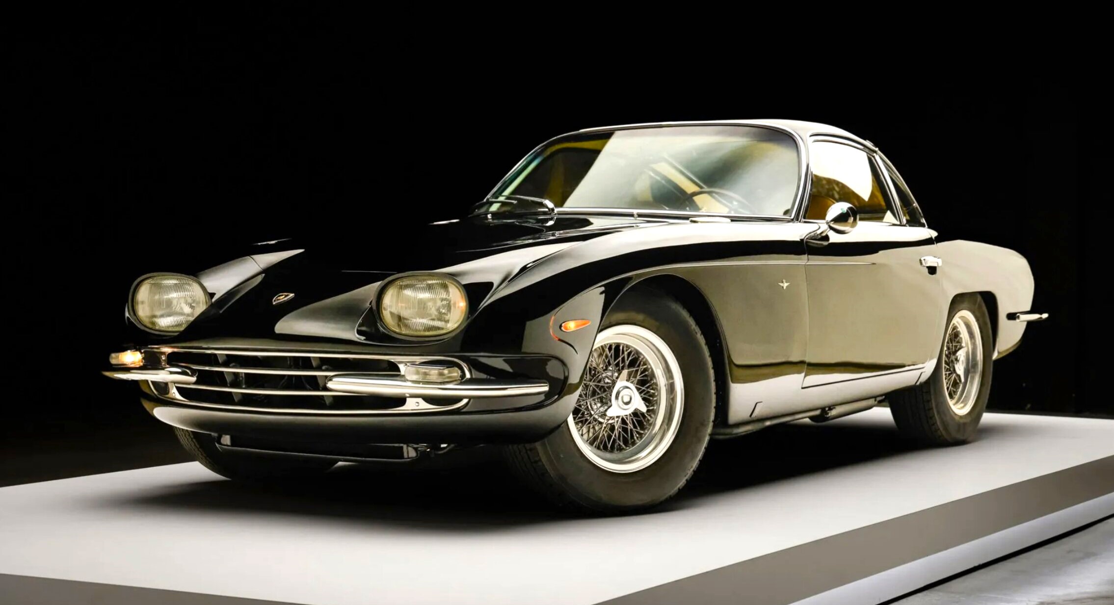 An ultra rare 1965 Lamborghini 350 GT, one of just 120 built, is heading to auction with only 8,000 miles and a roaring V12, tipped to fetch over £370,000.