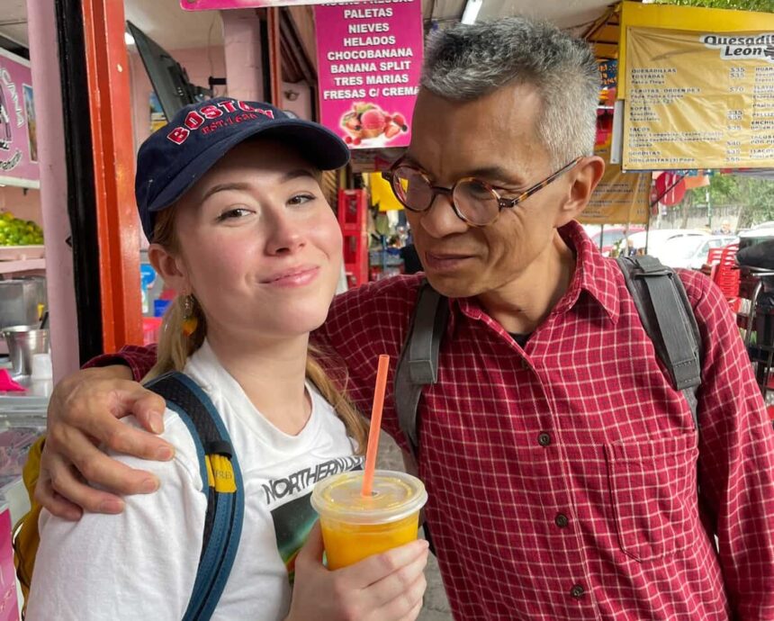 Couple with 25-year age gap who met on Zoom games night hit back at trolls calling their love "disgusting" - Jenn, 27, says husband Tom, 51, fits her "perfectly".