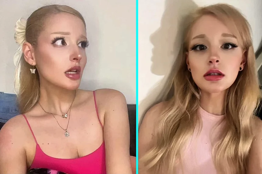 Make-up artist Dara Mackenzie looks so much like Ariana Grande that people scream at her in the street - but trolls accuse her of impersonating the star. See the likeness.