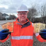 Collector's item BBC cassette recordings of The Hobbit have been bizarrely unearthed buried on a railway line in Newcastle - and incredibly they still work after decades.