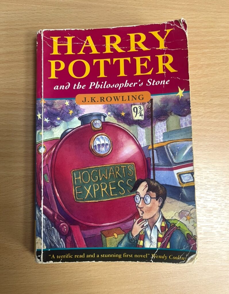 A rare first edition Harry Potter book gifted in childhood could fetch thousands at auction, with printing errors boosting its value and collector appeal