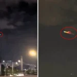 Stunned locals film multi-coloured UFO resembling a jellyfish streaking through the night sky in Colombia - with its tentacle-like appendages rippling as it changed shape.