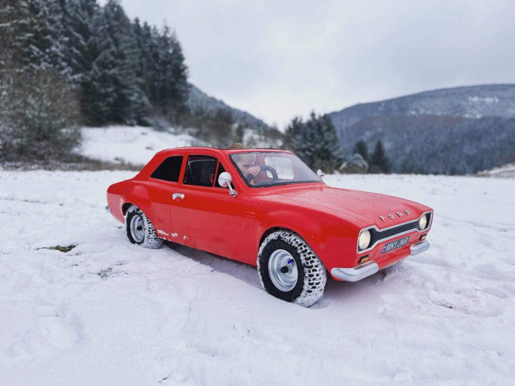 A dad builds £5,000 miniature cars and lets his six-year-old son test drive them, with the stunning half-scale motors wowing fans online with their realism.