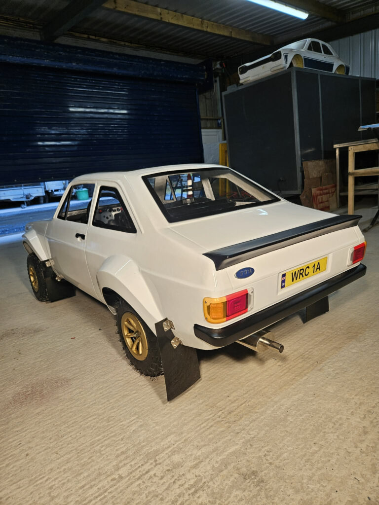 A dad builds £5,000 miniature cars and lets his six-year-old son test drive them, with the stunning half-scale motors wowing fans online with their realism.