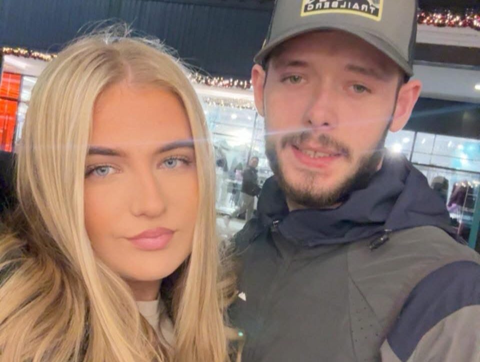 A man rushing to rescue a stranded sheep found himself in a tense standoff with a protective ram, as the determined animal tried to block him at every step.