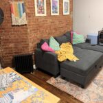 A dancer in New York pays nearly $4,000 a month to share a tiny cubicle sized apartment, saying the sky high rent is worth it while she chases her dream career.