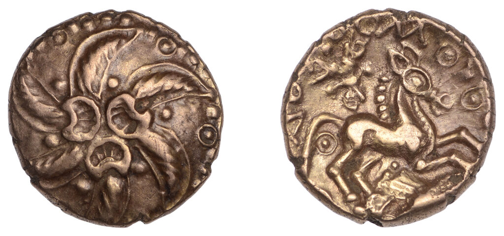 A British metal detectorist uncovered a rare Iron Age gold coin hoard in a Suffolk field, with the remarkable treasure later selling at auction for an impressive £33,200.