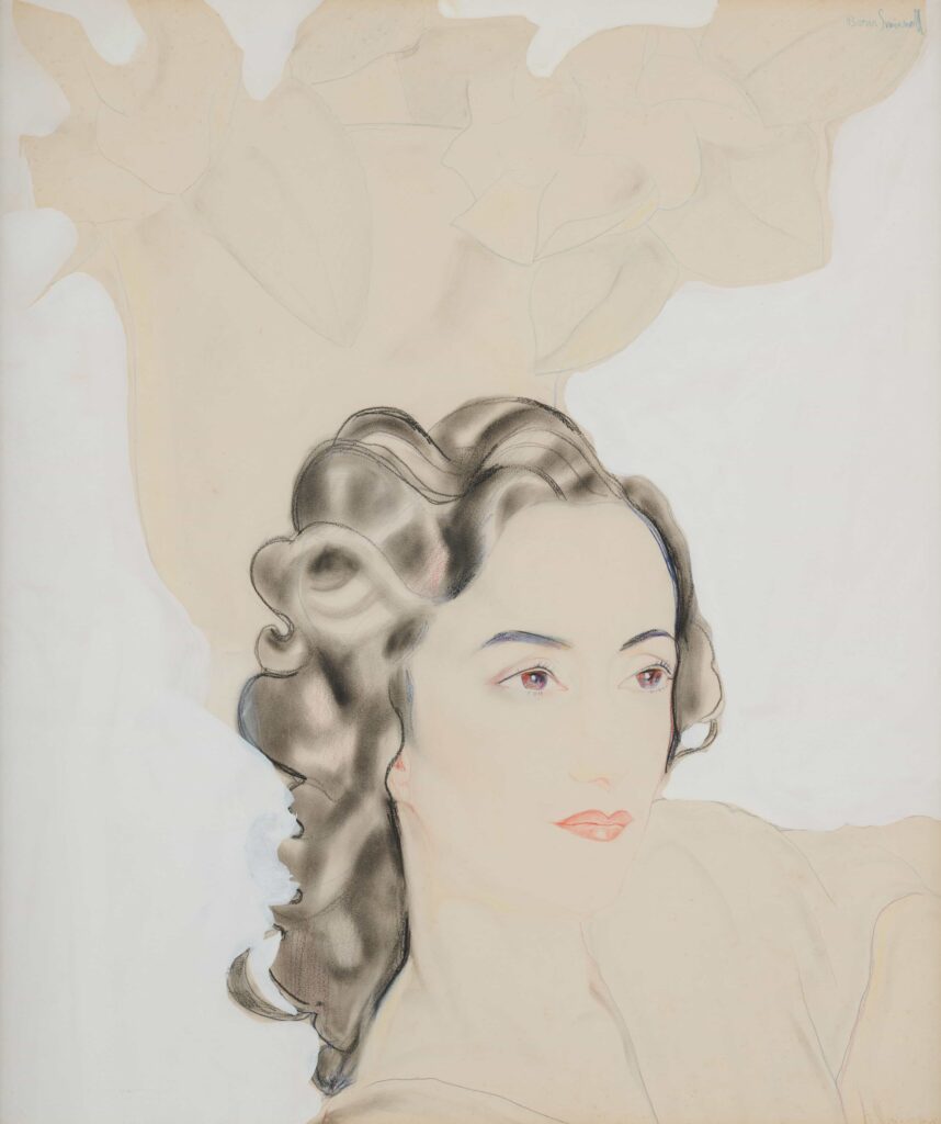 Portraits of Hollywood legends by artist Boris Smirnoff, once hidden in a Berkshire hotel, are heading to auction, revealing a rare glimpse into cinema’s golden age and elite circles