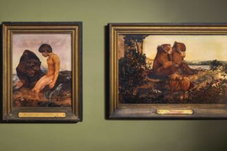 Two long-lost Jungle Book illustrations rediscovered in a London home stunned auctioneers, smashing estimates in a fierce bidding war and selling for a combined £130,480.