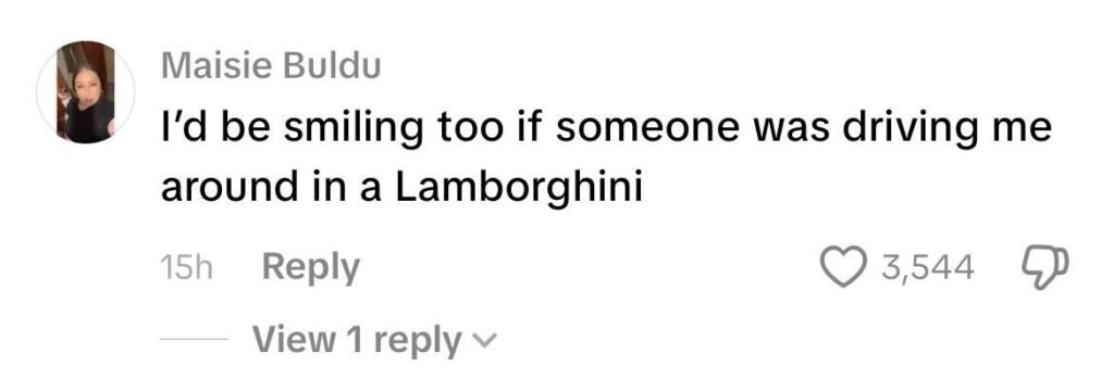 Social media comment on the post of Maya Jama spotted leaving Selfridges with boyfriend Ruben Dias in his £250,000 Lamborghini after confirming her move to Manchester to live with the Man City defender.