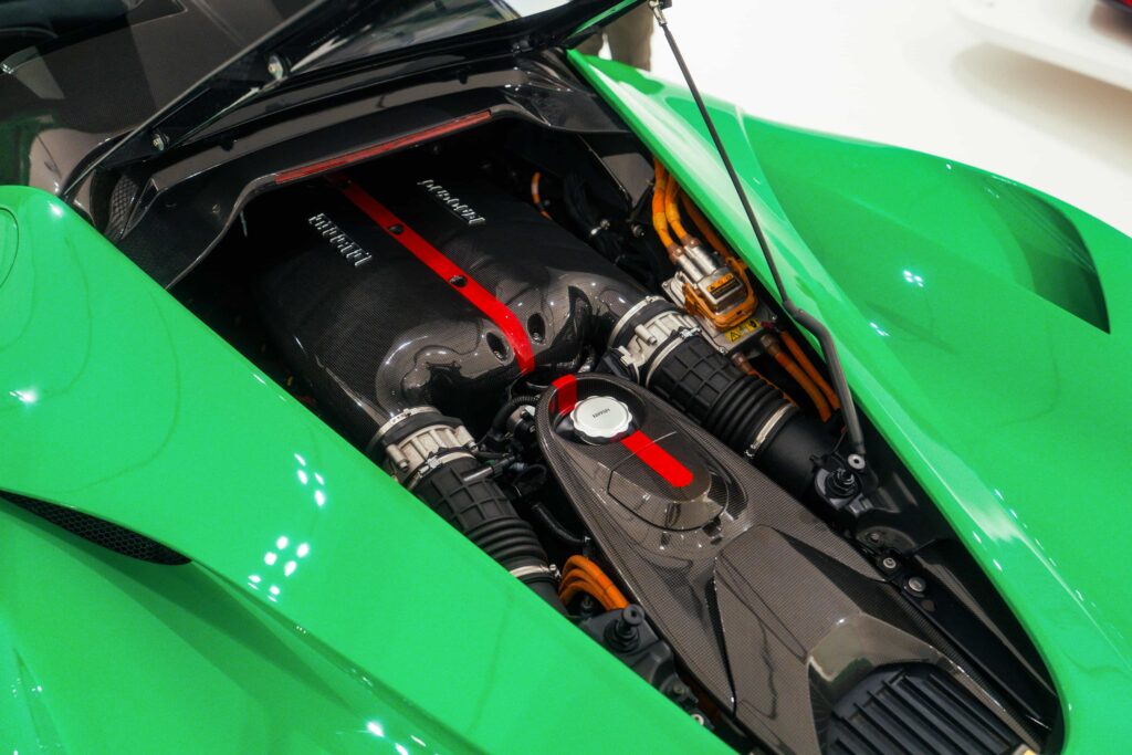 A one-of-a-kind bright green Ferrari LaFerrari once owned by Jamiroquai frontman Jay Kay has gone on sale for nearly £4 million after covering just 7,000 miles.