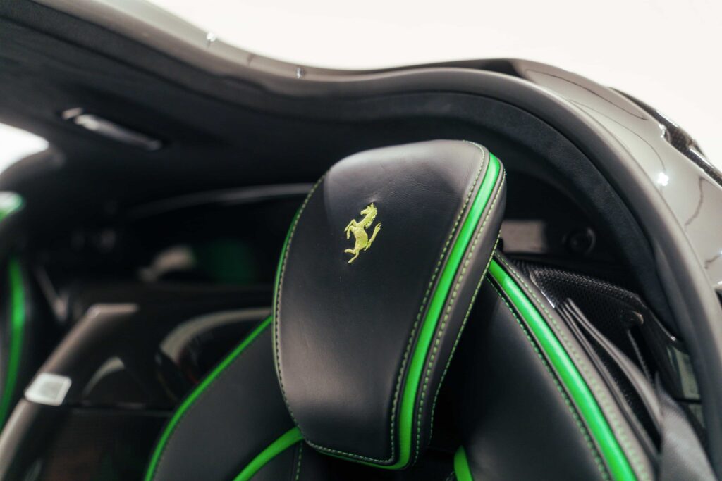 A one-of-a-kind bright green Ferrari LaFerrari once owned by Jamiroquai frontman Jay Kay has gone on sale for nearly £4 million after covering just 7,000 miles.