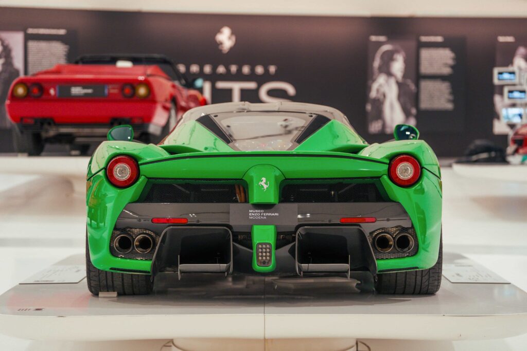 A one-of-a-kind bright green Ferrari LaFerrari once owned by Jamiroquai frontman Jay Kay has gone on sale for nearly £4 million after covering just 7,000 miles.