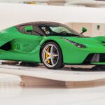 A one-of-a-kind bright green Ferrari LaFerrari once owned by Jamiroquai frontman Jay Kay has gone on sale for nearly £4 million after covering just 7,000 miles.