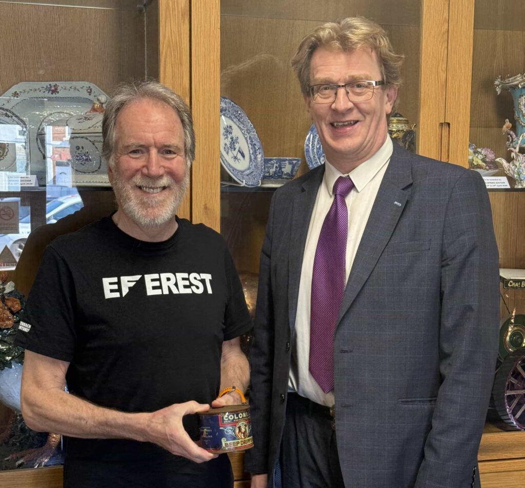 A 70-year-old beef tin from the first 1953 Mount Everest ascent has sold for £500 to a record-breaking British climber, blending history with personal legacy.