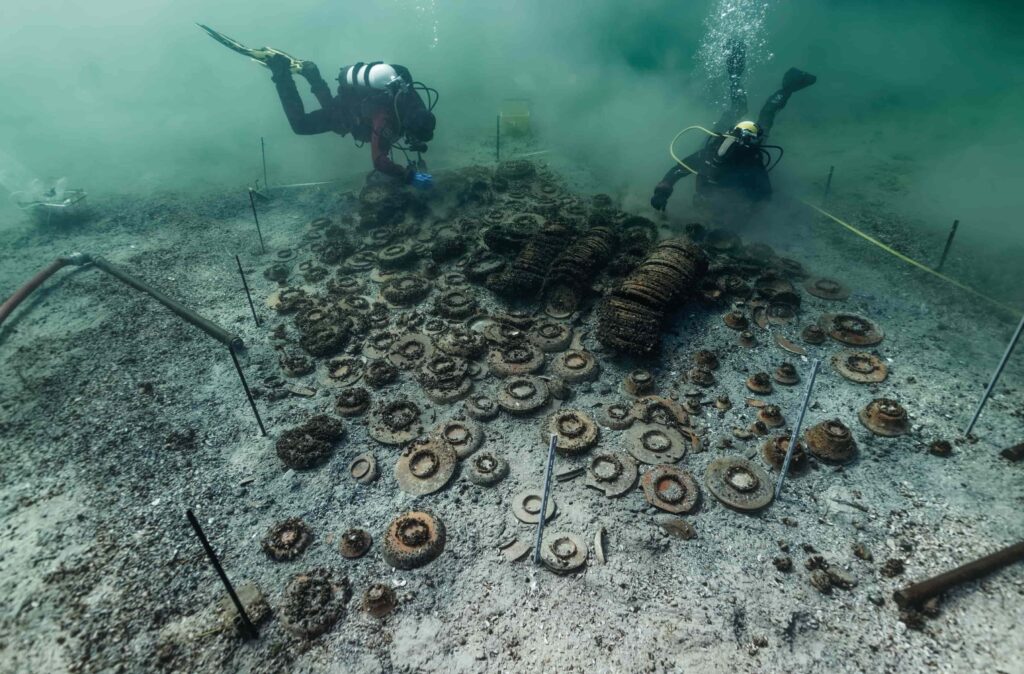 Divers uncover a 2,000 year old Roman shipwreck in Lake Neuchâtel with perfectly preserved cargo, offering a rare glimpse into ancient trade and daily life.